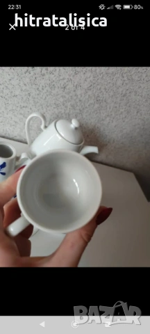 Порцеланов комплект Китка, снимка 2 - Сервизи - 53145252