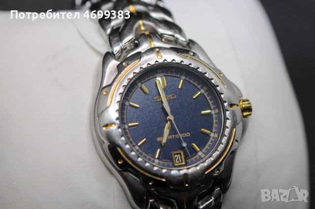 Мъжки японски часовник - Seiko Sports 100 7n42, снимка 5 - Мъжки - 52974817