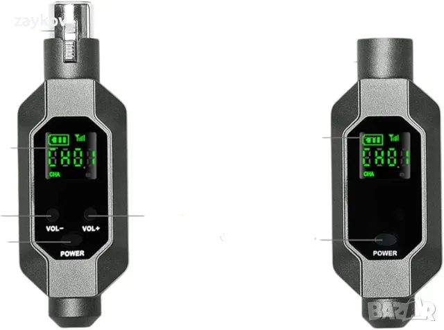 VL Villore безжичен XLR микрофонен конвертор, снимка 4 - Микрофони - 48456548