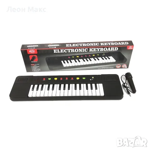 Йоника, Електронен синтезатор, С микрофон, 32 клавиша за деца , снимка 2 - Музикални играчки - 48159672