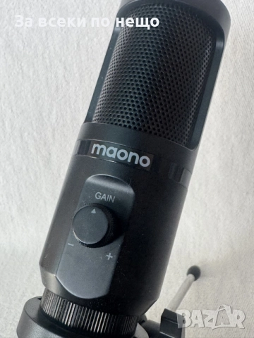 микрофон Maono със стойка, снимка 7 - Микрофони - 56133171