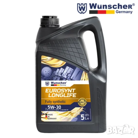 Масло 8051 EUROSYNT LONGLIFE 5W/30 - 5л Wunscher