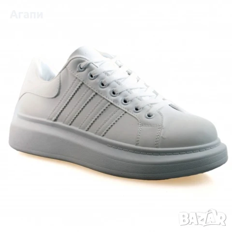 Мъжки бели обувки № 42 модел Александър Маккуин внос от чужбина нови