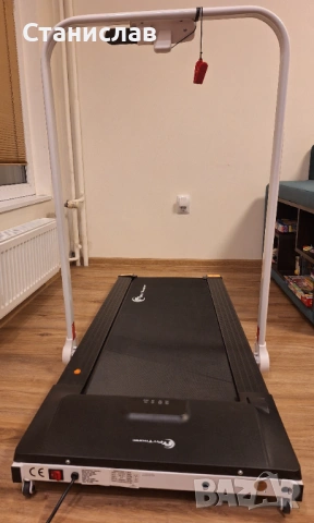 Електрическа бягаща пътека, FitTronic, D1000, Zwfit и приложение Kinomap, сгъваема, 160x58x14 см, 1., снимка 2 - Фитнес уреди - 53226057