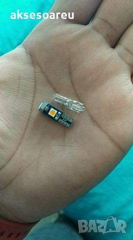 Супер ярка T5 Led крушка 3SMD 3030 светлина Лампа за арматурното табло на кола индикатор за осветява, снимка 12 - Аксесоари и консумативи - 41453366
