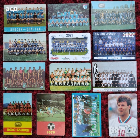 Лот футболни календарчета, снимка 1 - Списания и комикси - 39295007