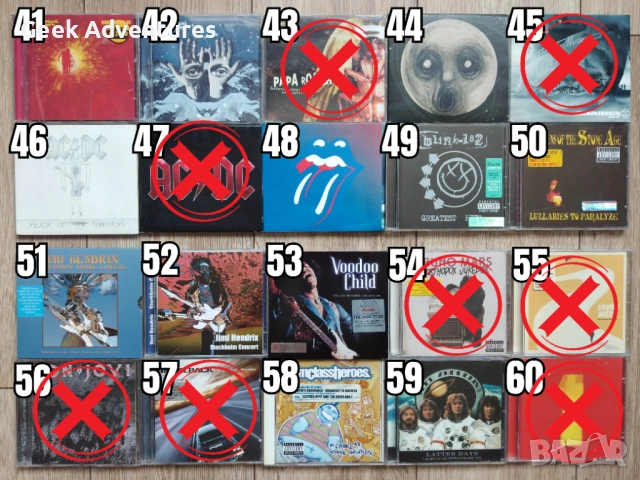 Rock/Punk Metal Music Albums CDs Оригинални Рок Пънк Музикални Дискове, снимка 4 - CD дискове - 46680866