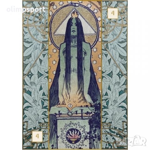 карти таро  LOSCARABEO ALFONS MUCHA нови , снимка 3 - Карти за игра - 39820699