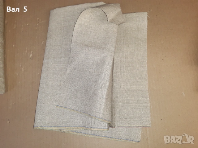 Стар ленен плат , платове - 3 броя . Неупотребявани, снимка 5 - Антикварни и старинни предмети - 53456110