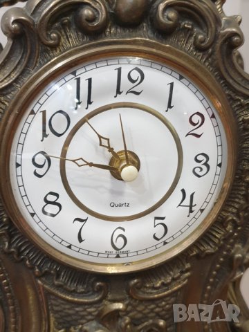 Каминен бронзов часовник, снимка 8 - Антикварни и старинни предмети - 41249206