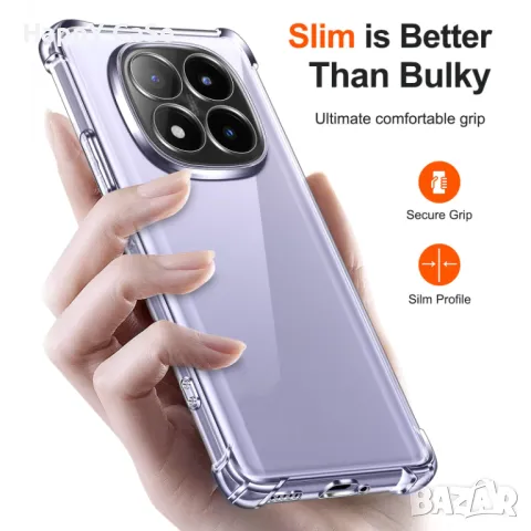 Xiaomi Poco X7 Pro / X7 / Удароустойчив TPU силиконов кейс гръб калъф, снимка 4 - Калъфи, кейсове - 48921439