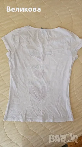 Тениска с пайети, снимка 2 - Тениски - 56234638