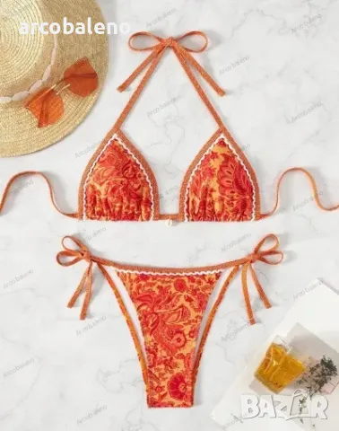 Секси дамски бански костюм във флорален принт, 6цвята , снимка 7 - Бански костюми - 50406011