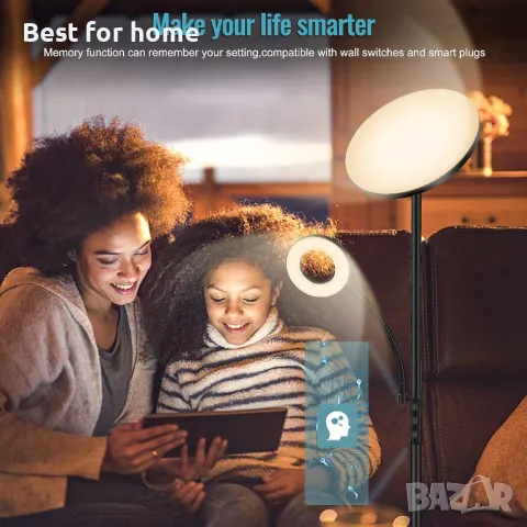 LED подова лампа RM02 42W с грижа за очите , две тела и дистанционно , снимка 8 - Лед осветление - 48241021