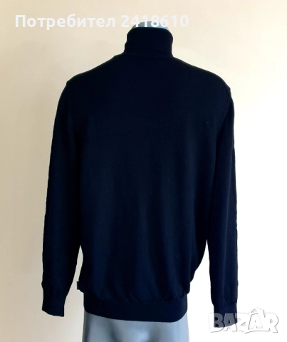 Hugo Boss Wool Knit Turtleneck Mens Size L  ОРИГИНАЛ! Мъжко Вълнено Поло!, снимка 11 - Пуловери - 52592796