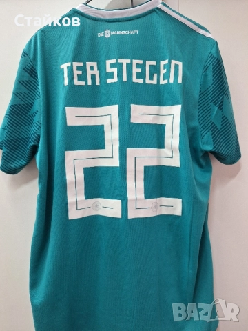 Фенска тениска Adidas на националния отбор на Германия-оригинал, XL, снимка 3 - Тениски - 51733957