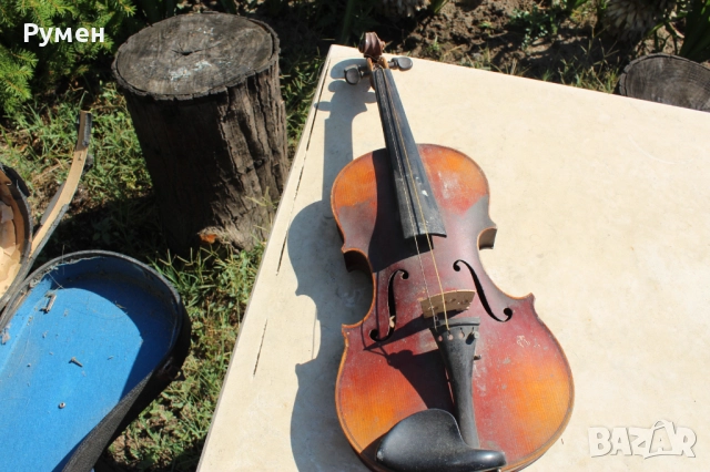  Цигулка - ретро, снимка 8 - Антикварни и старинни предмети - 51449154