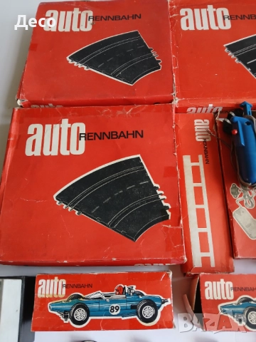 Prefo стара електрическа писта с колички ГДР., снимка 2 - Колекции - 52390196