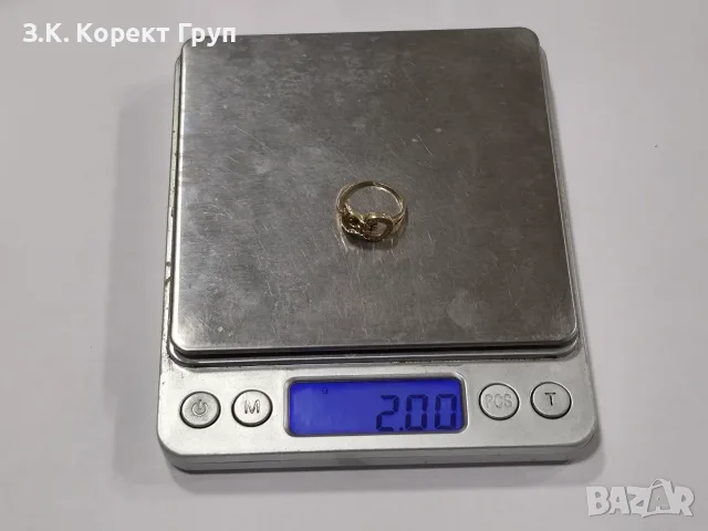 Дамски златен пръстен 14К 585 / 2,00 гр., снимка 7 - Пръстени - 55782663