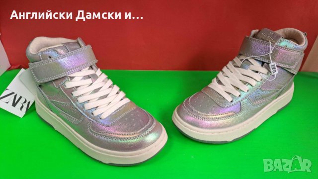 Английски дамски кецове-ZARA , снимка 2 - Кецове - 39918005