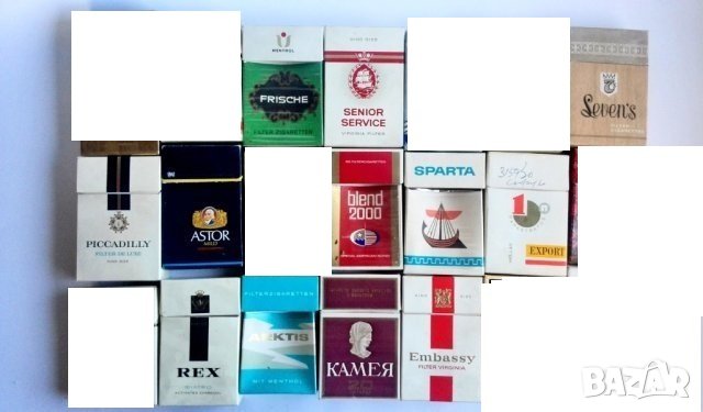 колекция празни цигарени кутии, снимка 3 - Колекции - 40383938