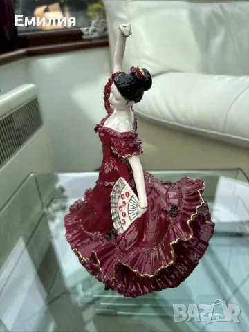 Статуетка "Flamenco" на Coalport, снимка 4 - Статуетки - 49019308