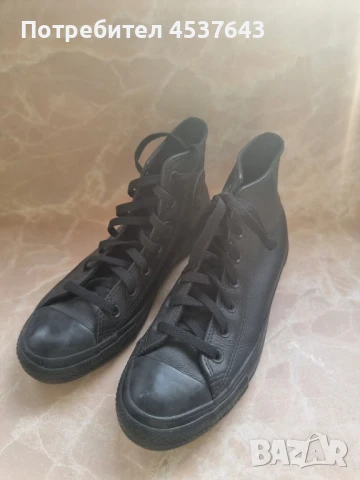 Кожени високи обувки Converse, снимка 5 - Дамски ежедневни обувки - 51072486