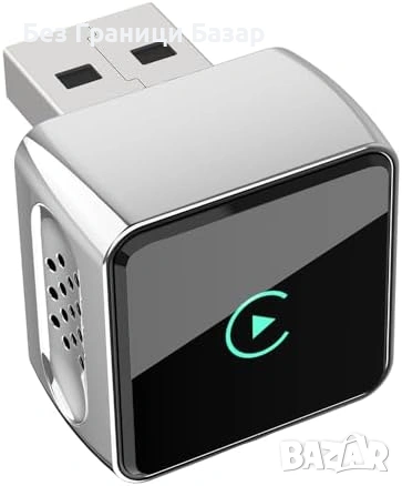 Нов Мини безжичен CarPlay донгъл Android Auto 3–5 сек авто връзка кола, снимка 2 - Друга електроника - 53648782