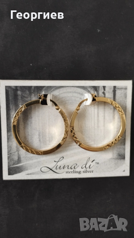 Тежки сребърни синджири с проба 925.Позлатени сребърни обеци., снимка 9 - Колиета, медальони, синджири - 6152599