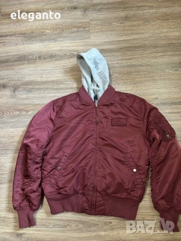 Мъжко яке бомбер Alpha Industries MA-1 D-Tec Hood Bomber Jacket , L размер 