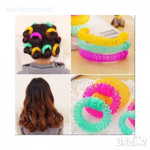 Вълнообразни къдрици с ролки за коса Magic Leverag, снимка 2 - Аксесоари за коса - 40100734