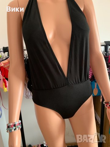 Нов черен бански в размер S, снимка 8 - Бански костюми - 40391392
