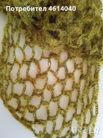 Шал от Прежда мохер 2,50 м * 0,25 м, снимка 2 - Шалове - 52529165