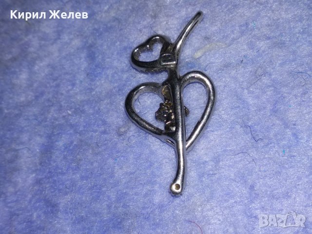 НЕЖЕН СКЪПОЦЕНЕН СРЕБЪРЕН АРТ МЕДАЛЬОН СРЕБРО 925 ИТАЛИЯ с БЯЛА ПОЗЛАТА и ИСКРЯЩИ ЦИРКОНИ 38229, снимка 14 - Колиета, медальони, синджири - 40950052