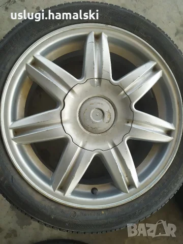Алуминиеви джанти с гуми C4/A3, снимка 2 - Гуми и джанти - 55898906