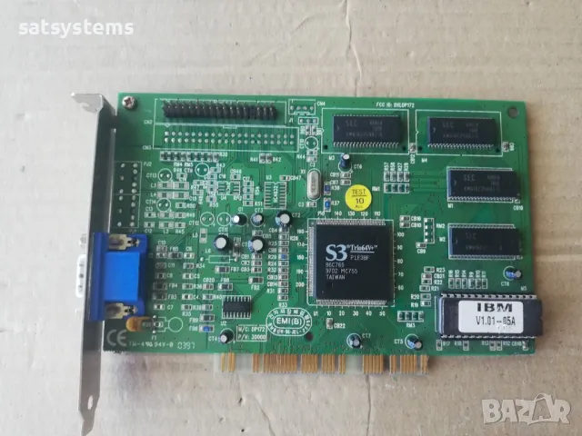 Видео карта S3 Trio64V+ IBM DXLDP172 2MB PCI 