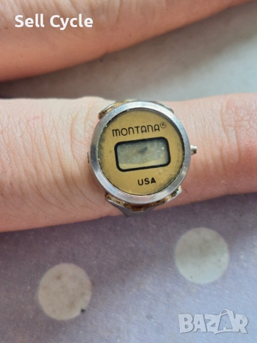 ✅ЕЛЕКТРОНЕН ЧАСОВНИК ПРЪСТЕН USA MONTANA❗