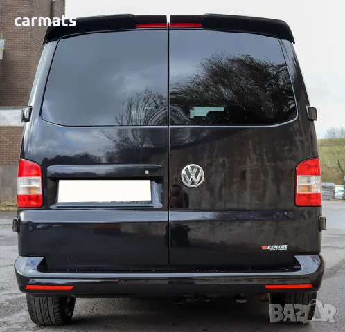 Спойлер антикрило за Volkswagen Transporter T6 (2016+) с двойна врата - черен гланц