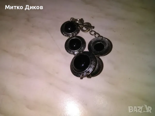 Гривна с оникс отлична, снимка 5 - Гривни - 49624990