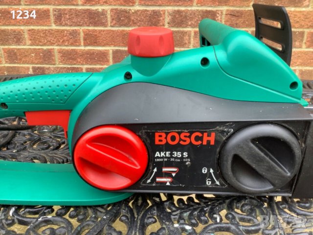 верижен трион Bosch AKE 35 S, 1800 W, 35 cм, снимка 4 - Градинска техника - 42158704