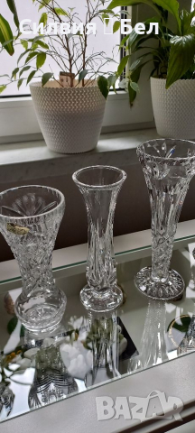Ретро кристални вази🌹 различни цени, снимка 11 - Вази - 36212786