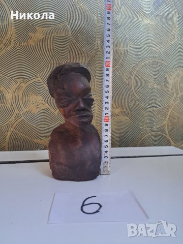 Африкански дърворезби от абаносова тежка дървесина, снимка 4 - Статуетки - 40112415