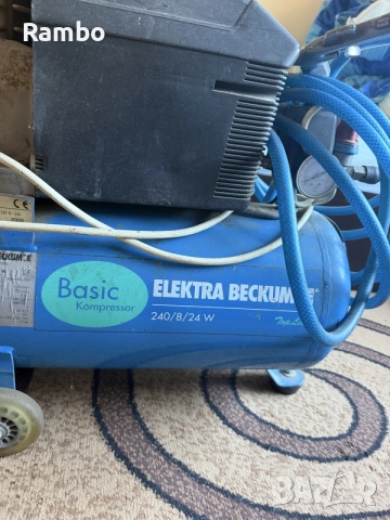 компресор Elektro Beckum Basic 240/8/24 W., снимка 4 - Компресори - 55952585