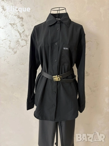 риза с колан miu miu 