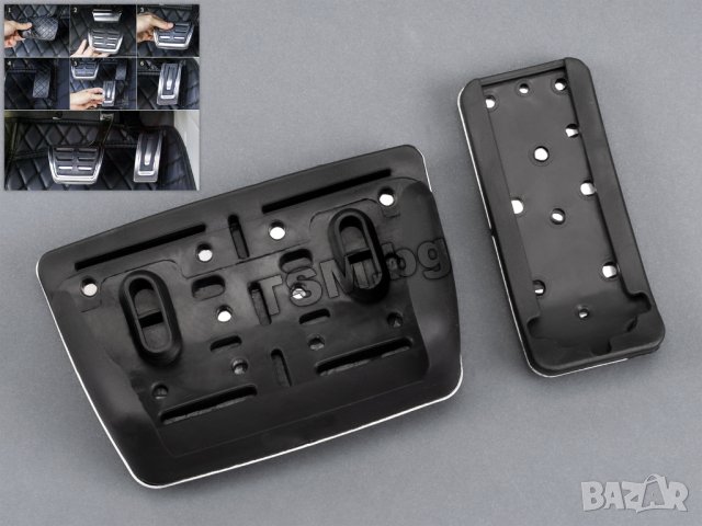 СПОРТНИ МЕТАЛНИ ТУНИНГ ПЕДАЛИ за VW TRANSPORTER MULTIVAN T5 T6 VI Van ТРАНСПОРТЕР АВТОМАТИК Бус Ван, снимка 3 - Аксесоари и консумативи - 39741202