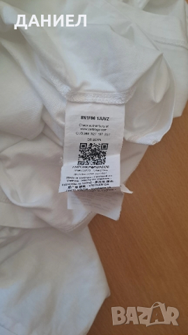 Оригинална Мъжка тениска Emporio Armani размер Xl, снимка 6 - Тениски - 51511130