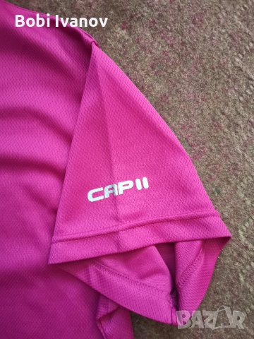 Тениска лилава Cap размер M, снимка 4 - Тениски - 42034517