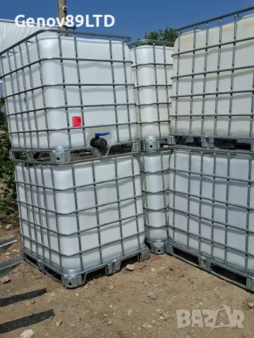 Ibc,Контейнери  1000л. Питейна вода , снимка 3 - Напояване - 55966694