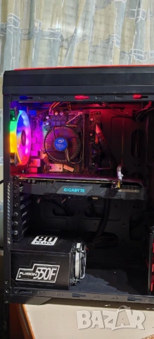 Продавам Геймърско PC I5 10400F/16Gb/256Gb SSD+1.25Tb HDD/Gigabyte Trio 1660 Super, снимка 6 - Геймърски - 53598493