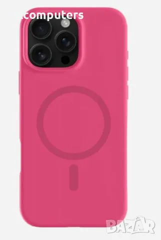 Калъф Liquid Silica MagSafe за iPhone 16 Pro Max 6.9 / Цикламен / + Протктор Баркод : 3131547